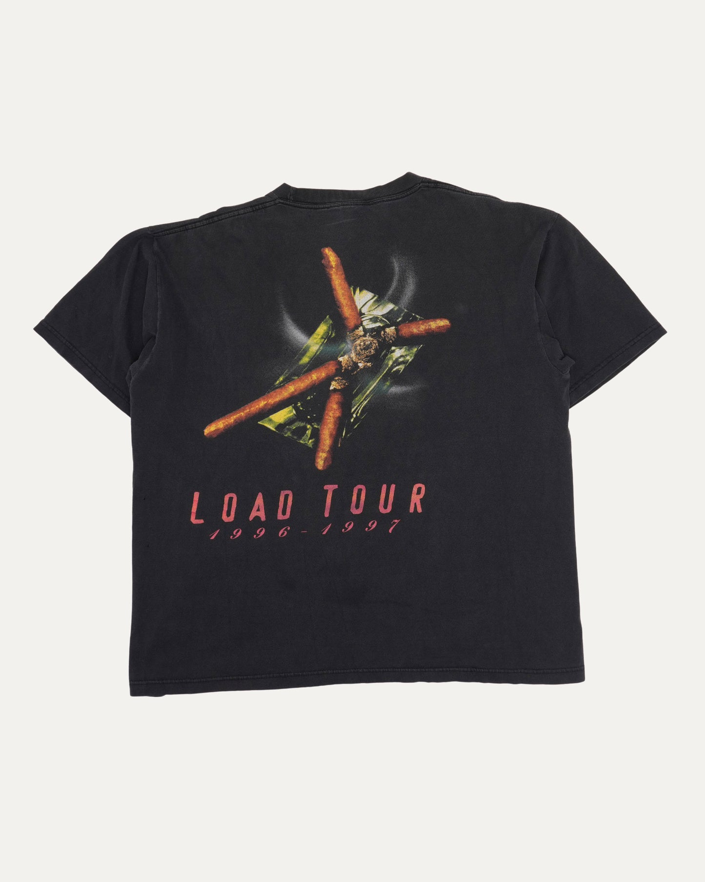 Black Metallica 1996-1997 Load Tour T-Shirt