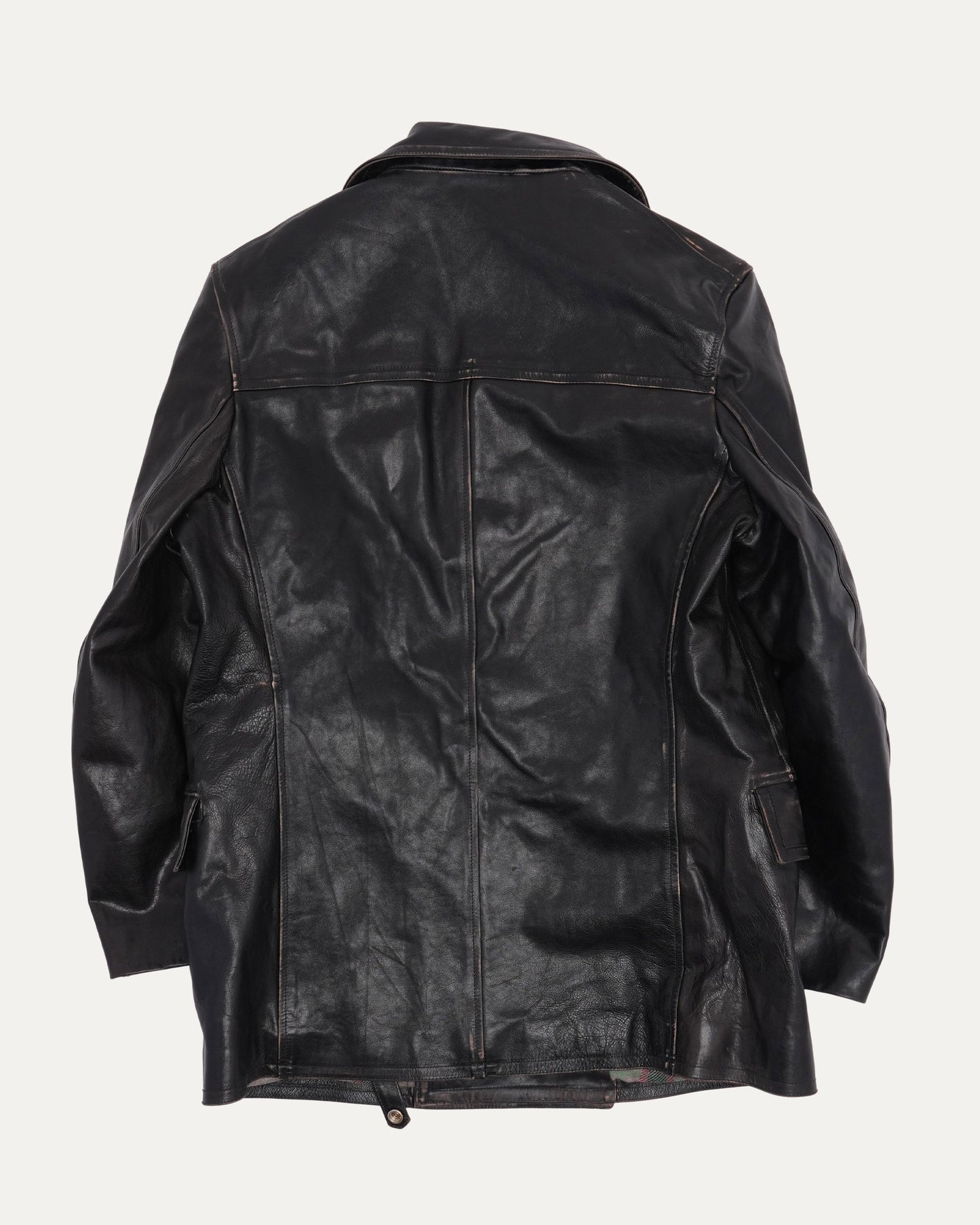 Laurence Double Breasted Leather Jacket