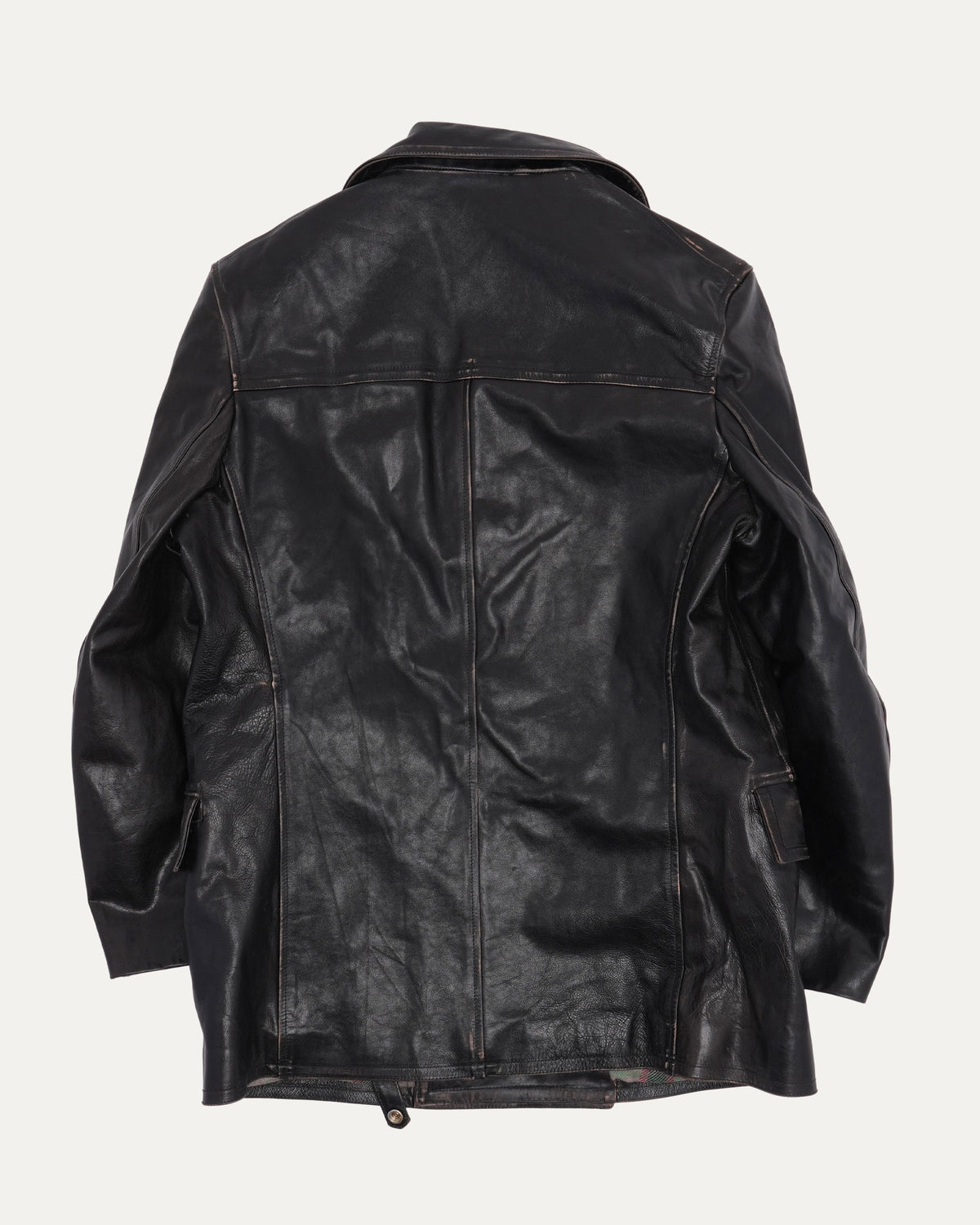 Laurence Double Breasted Leather Jacket