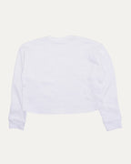 Cropped Jacquard Monogram Crewneck Sweatshirt