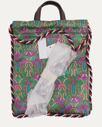 Brocade Animalier Bow Backpack