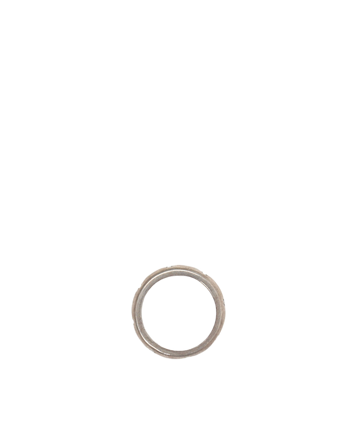 Silver Plus Cross Band Ring