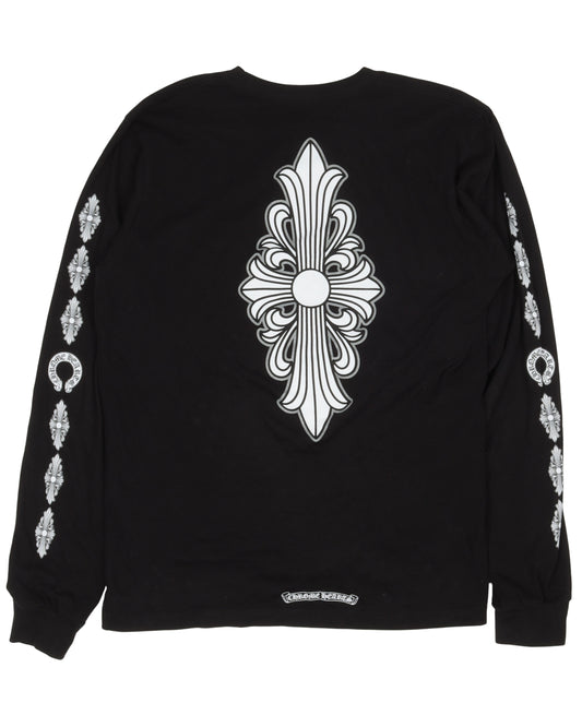 Fleur Cross Long Sleeve T-Shirt