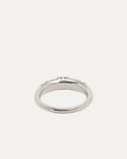 Mini Floral Cross Ring
