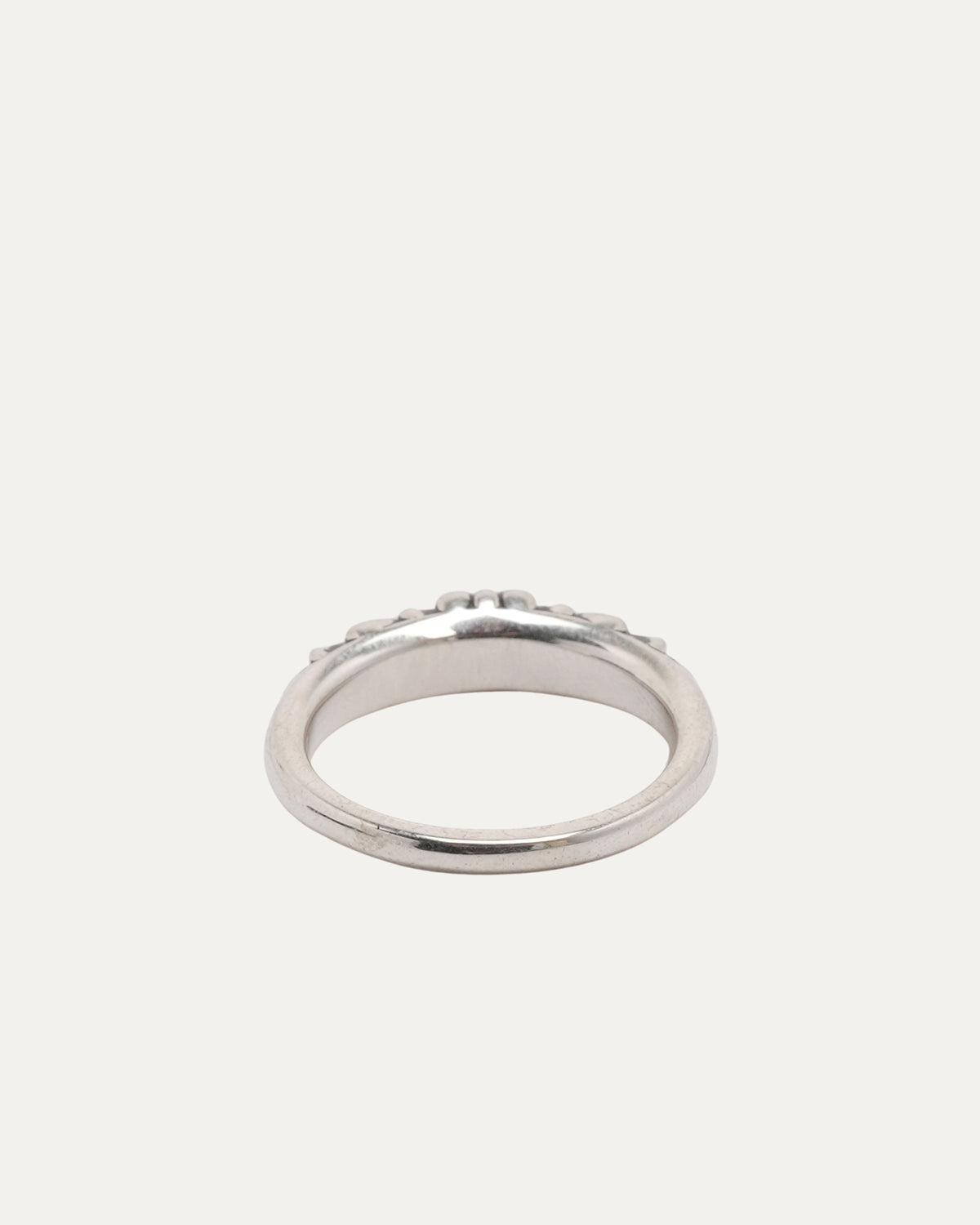 Mini Floral Cross Ring