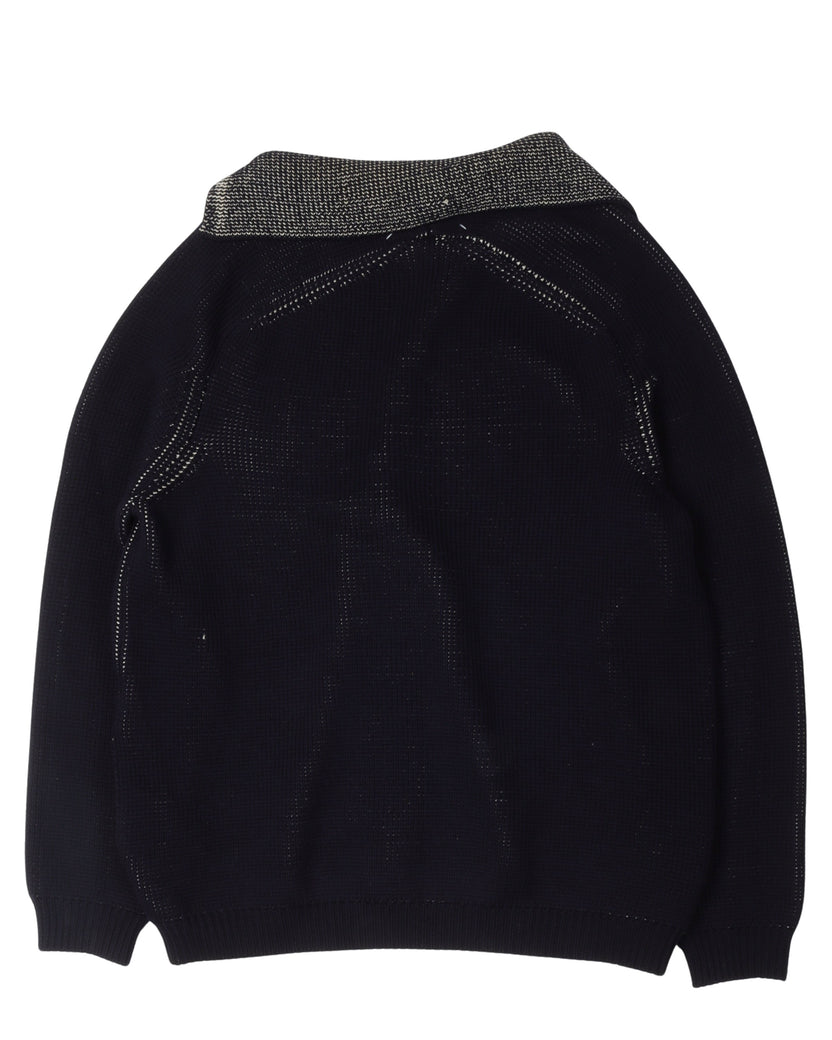 Collared Cardigan Sweater