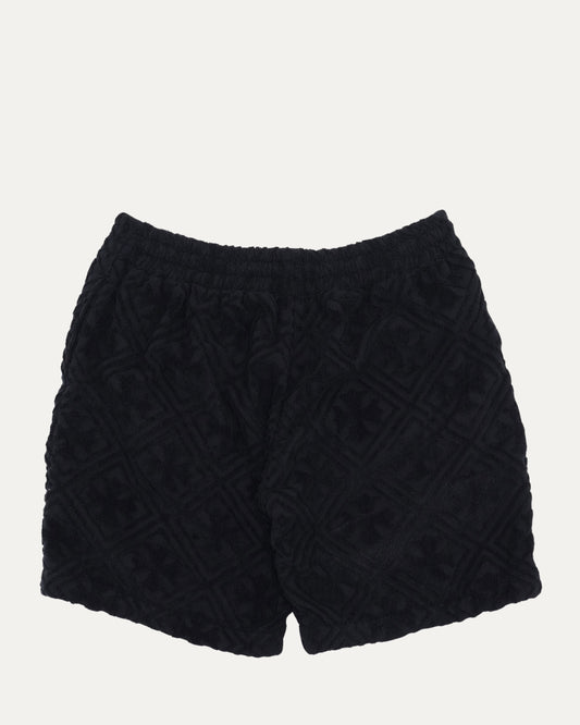 Terry Cloth Monogram Shorts