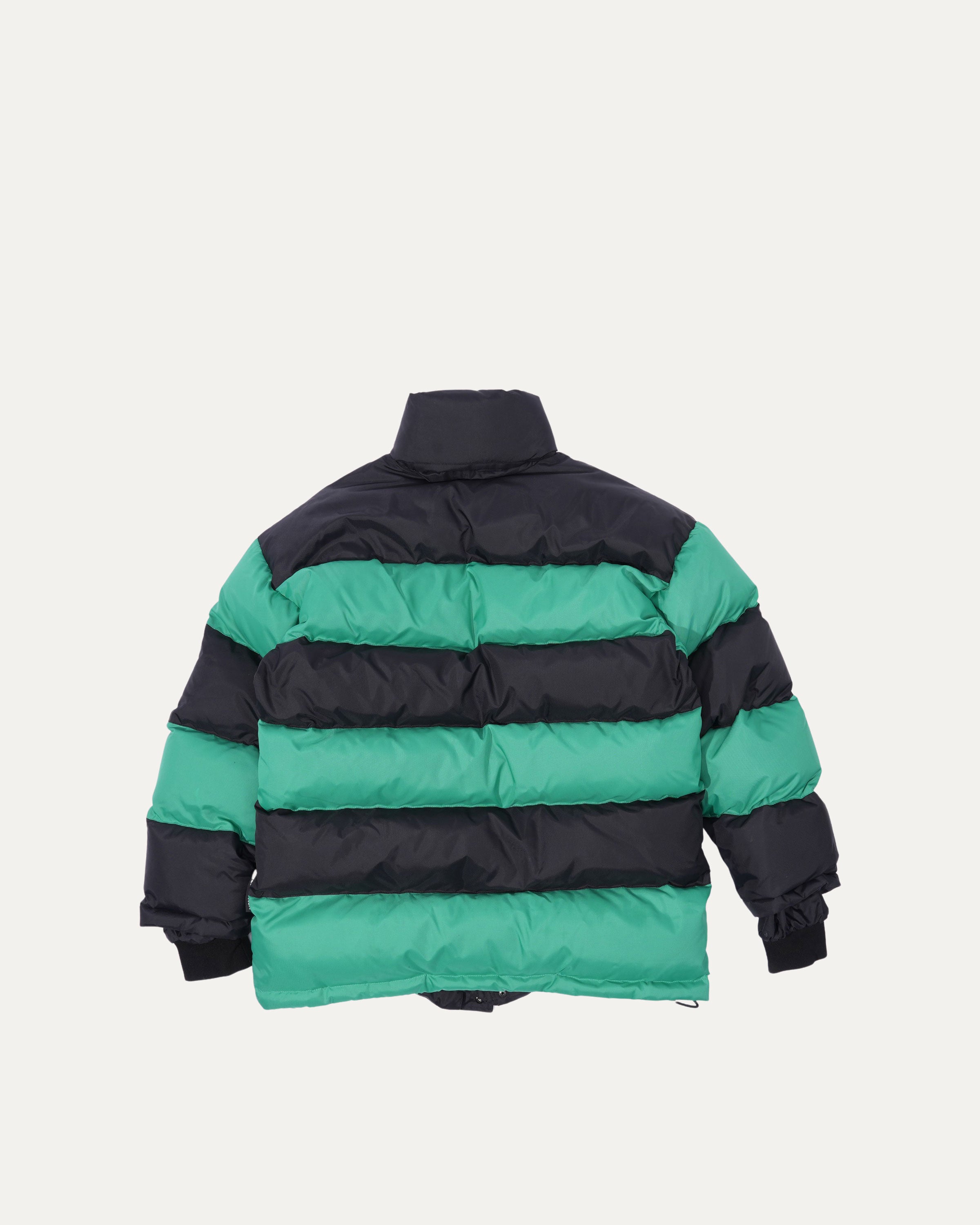 Striped Down Puffer Jacket