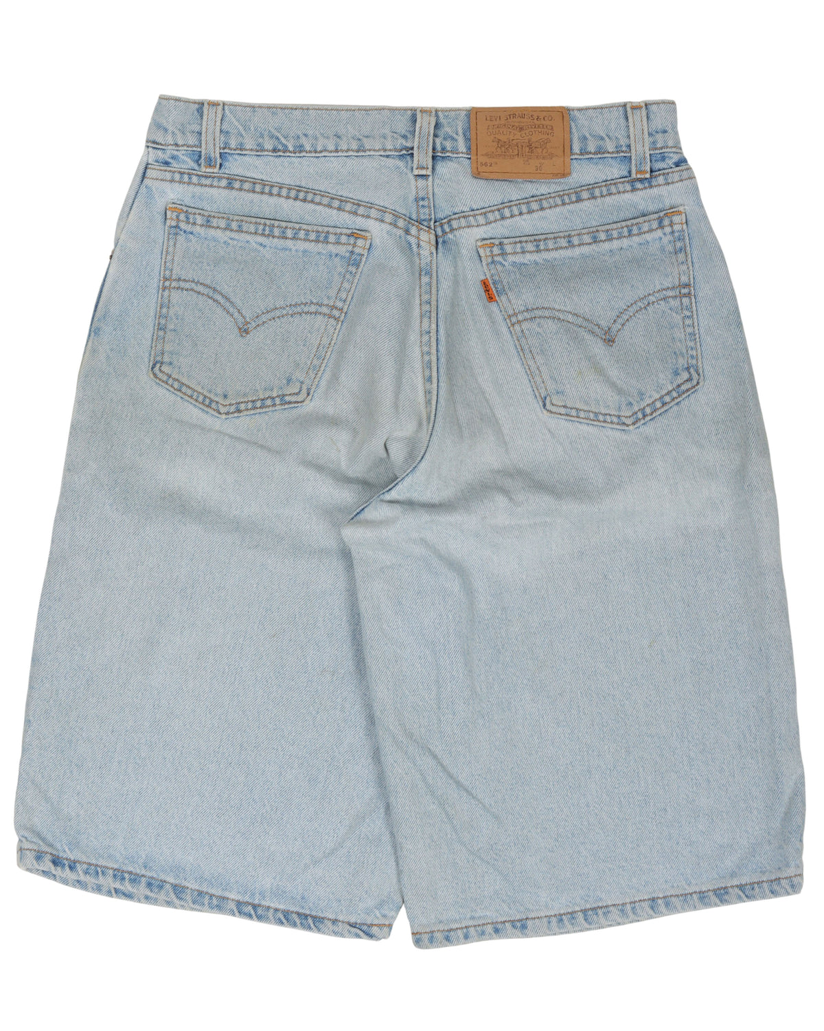 Levi Orange Tab Jean Shorts