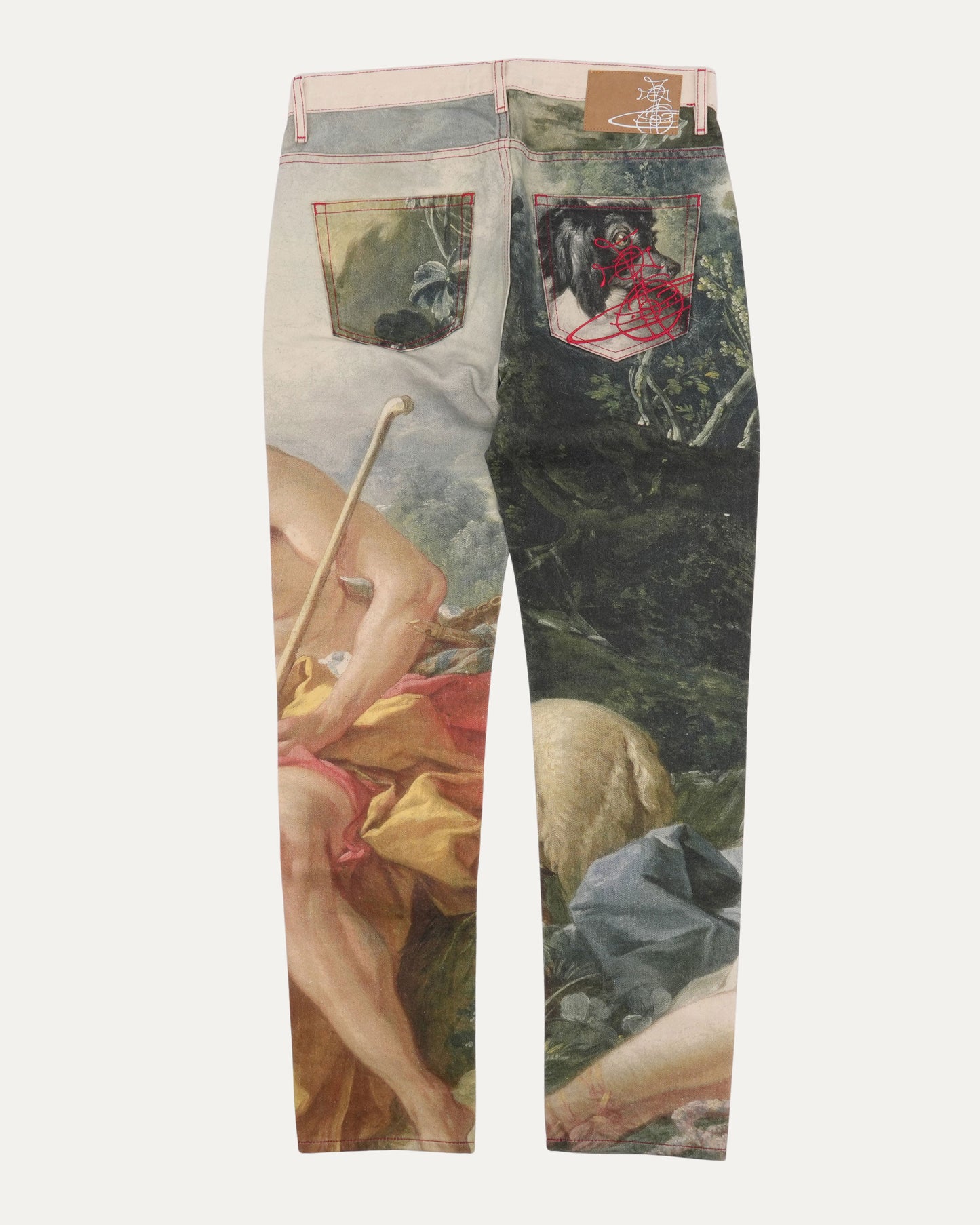 Painting Print Jeans