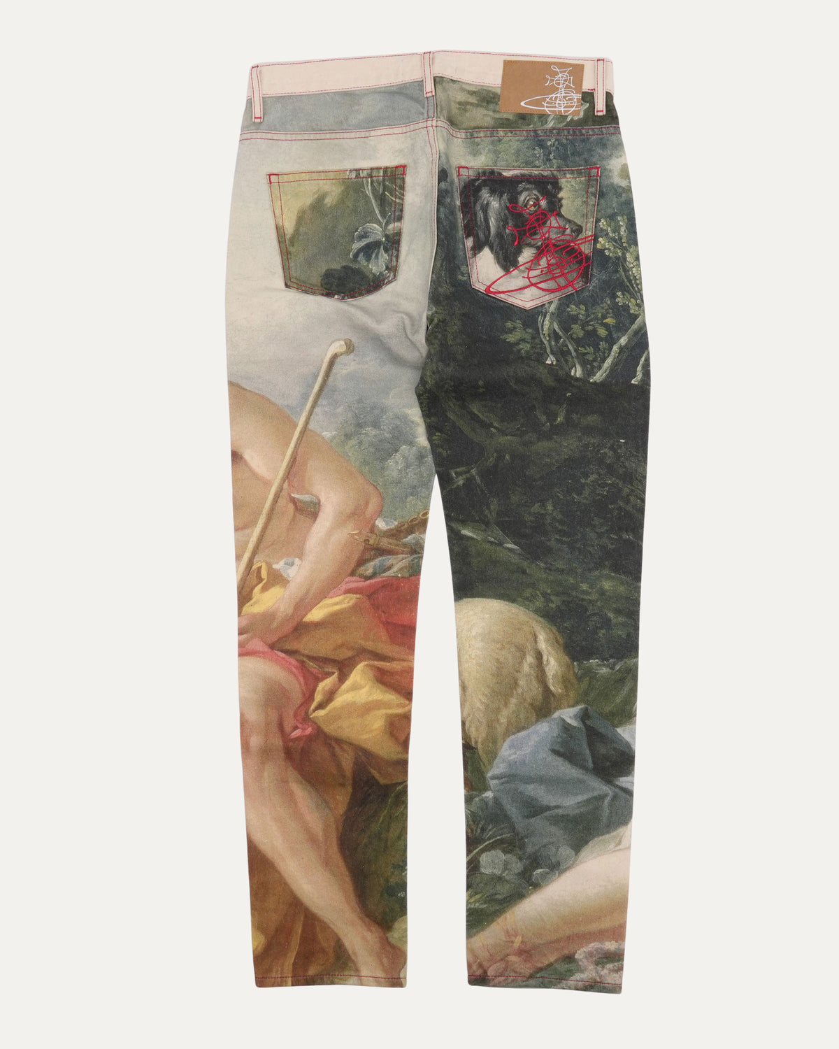 Painting Print Jeans