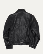 Fleur Yoke Leather Jacket