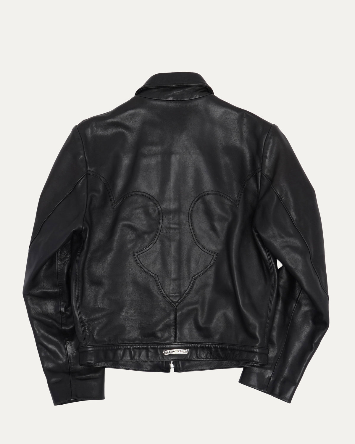 Fleur Yoke Leather Jacket