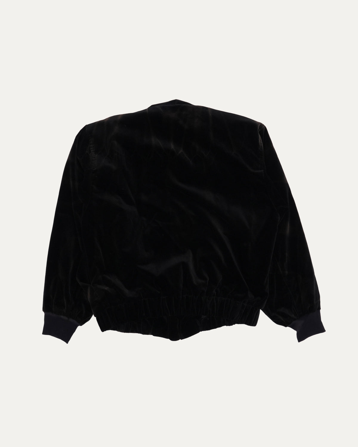 Velour Bomber Jacket