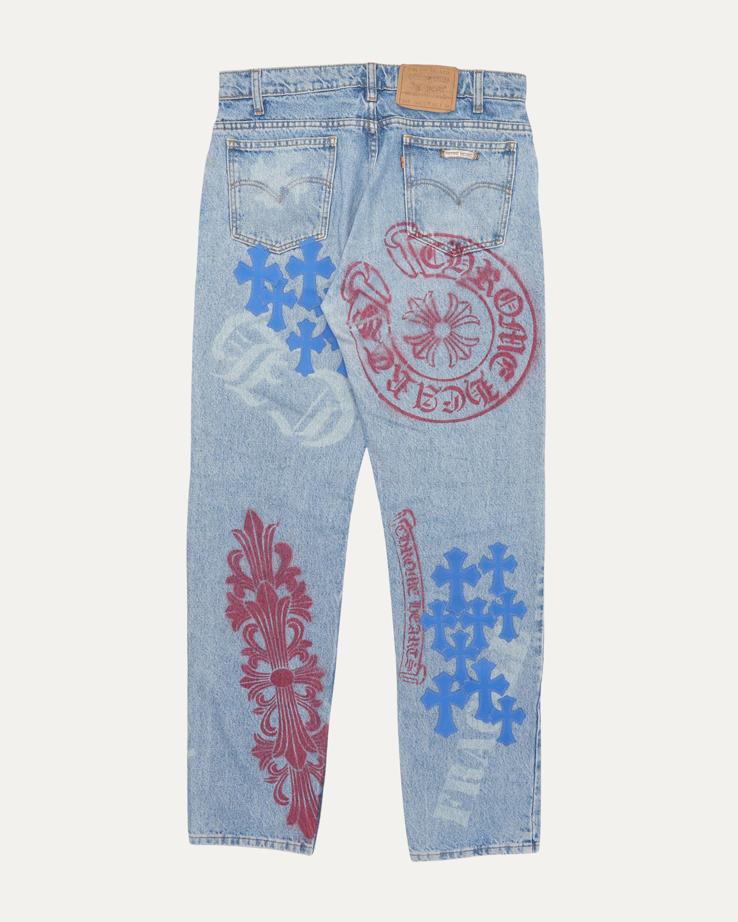 Levi's Stencil Cross Patch Jeans