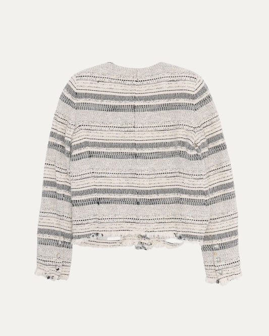 Striped Tweed Jacket