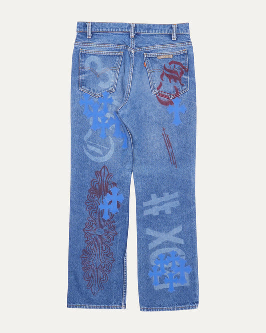 Levi's Cross Patch Stencil Jeans