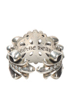 Diamond Double Floral Ring