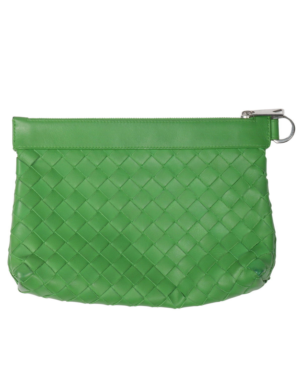 Woven Leather Pouch