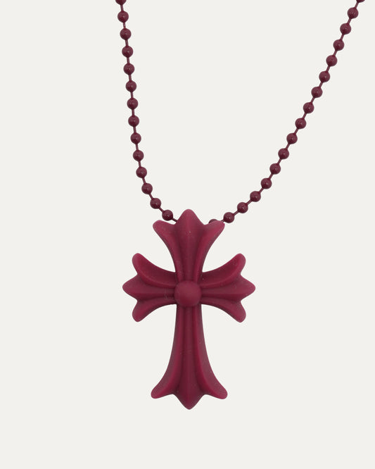 Silichrome Cross Necklace