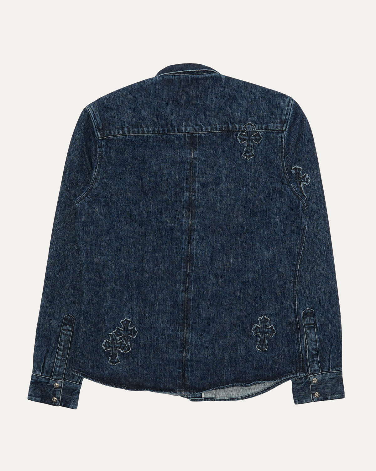 Denim Cross Patch Shirt