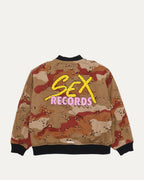 Matty Boy Desert Camouflage Sex Records Bomber Jacket