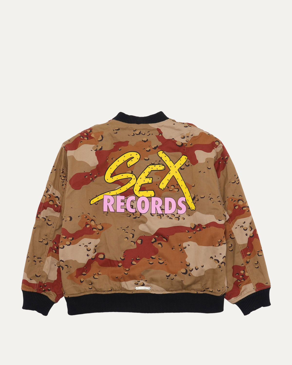 Matty Boy Desert Camouflage Sex Records Bomber Jacket