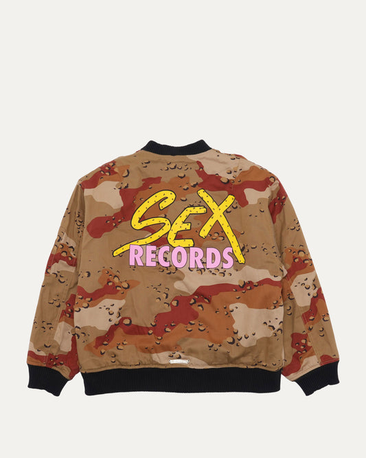 Matty Boy Desert Camouflage Sex Records Bomber Jacket