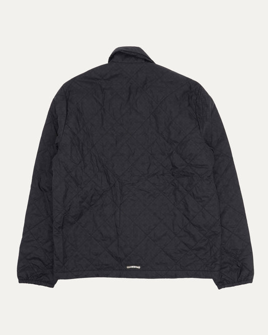 CH Embroidered Monogram Quilted Shirt Jacket