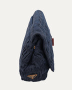 Gaufré Denim Clutch