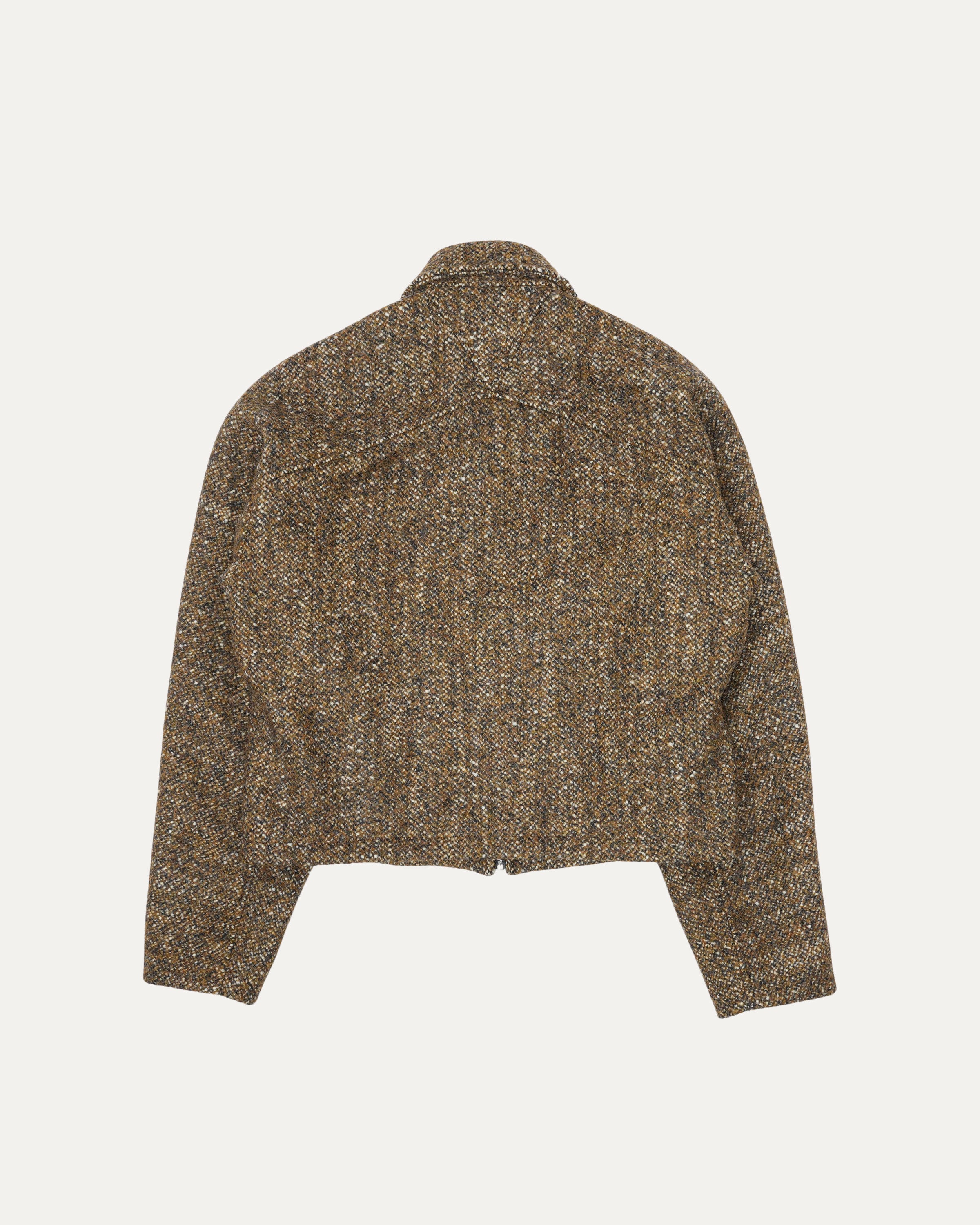 Donegal Wool-Blend Speckled Jacket