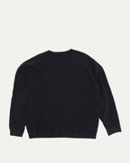 Jacquard Monogram Vertical Logo Crewneck Sweatshirt
