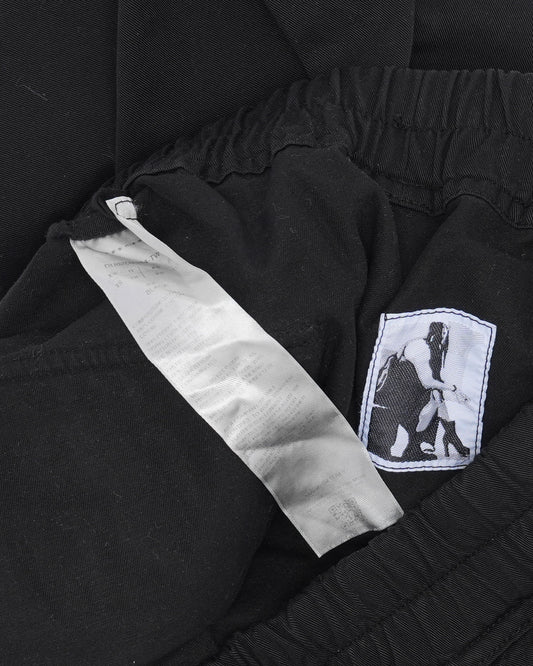 Creatch Wide-Leg Canvas Cargo Pants