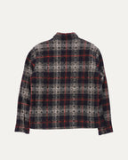 Monogram Quilted Padded Flannel Shirt Jacket