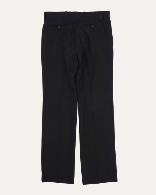 Virgin Wool Pleated Trousers