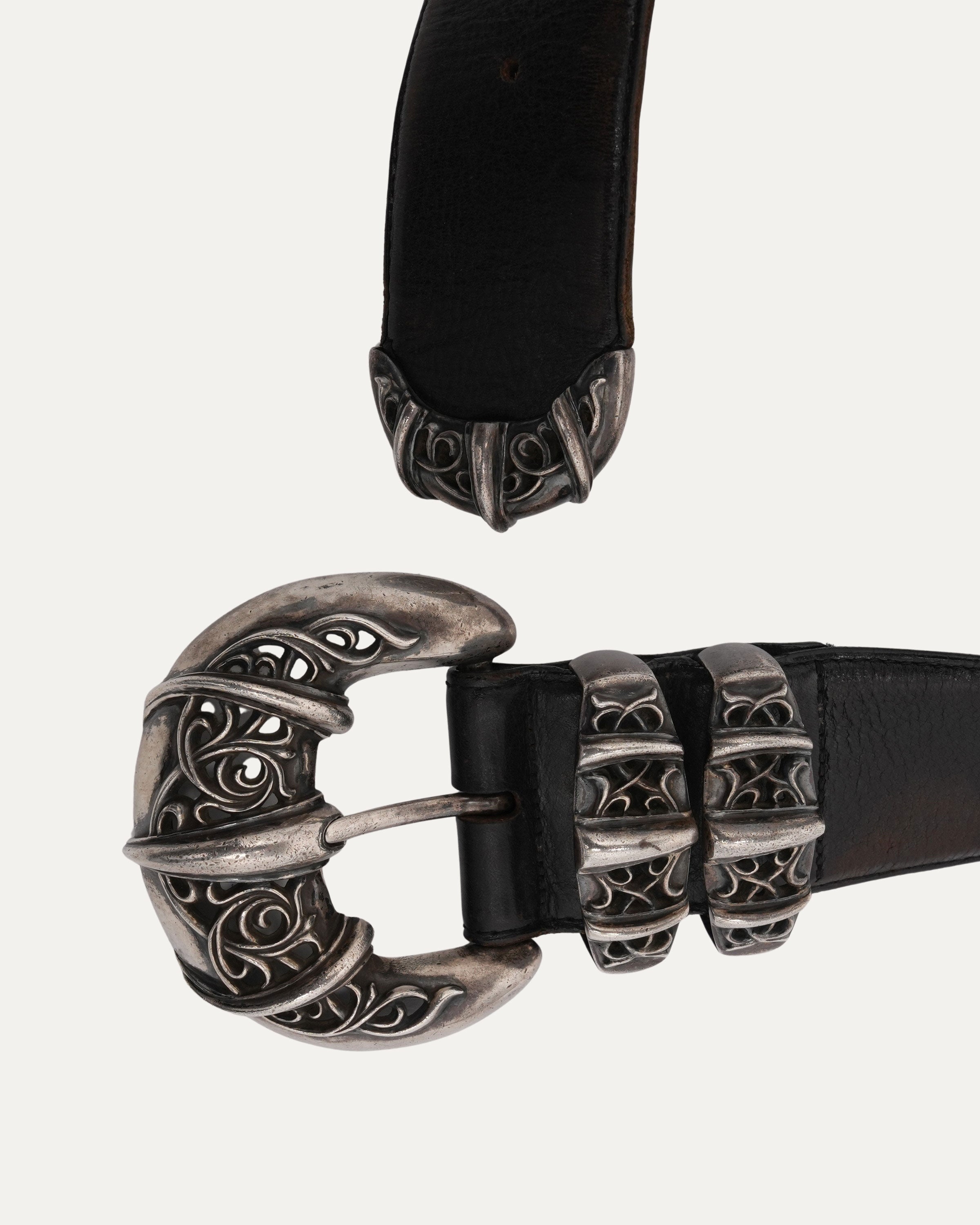 小物 chrome hearts talon belt 36 Chrome Hearts Talon Three Piece Belt – Justin Reed