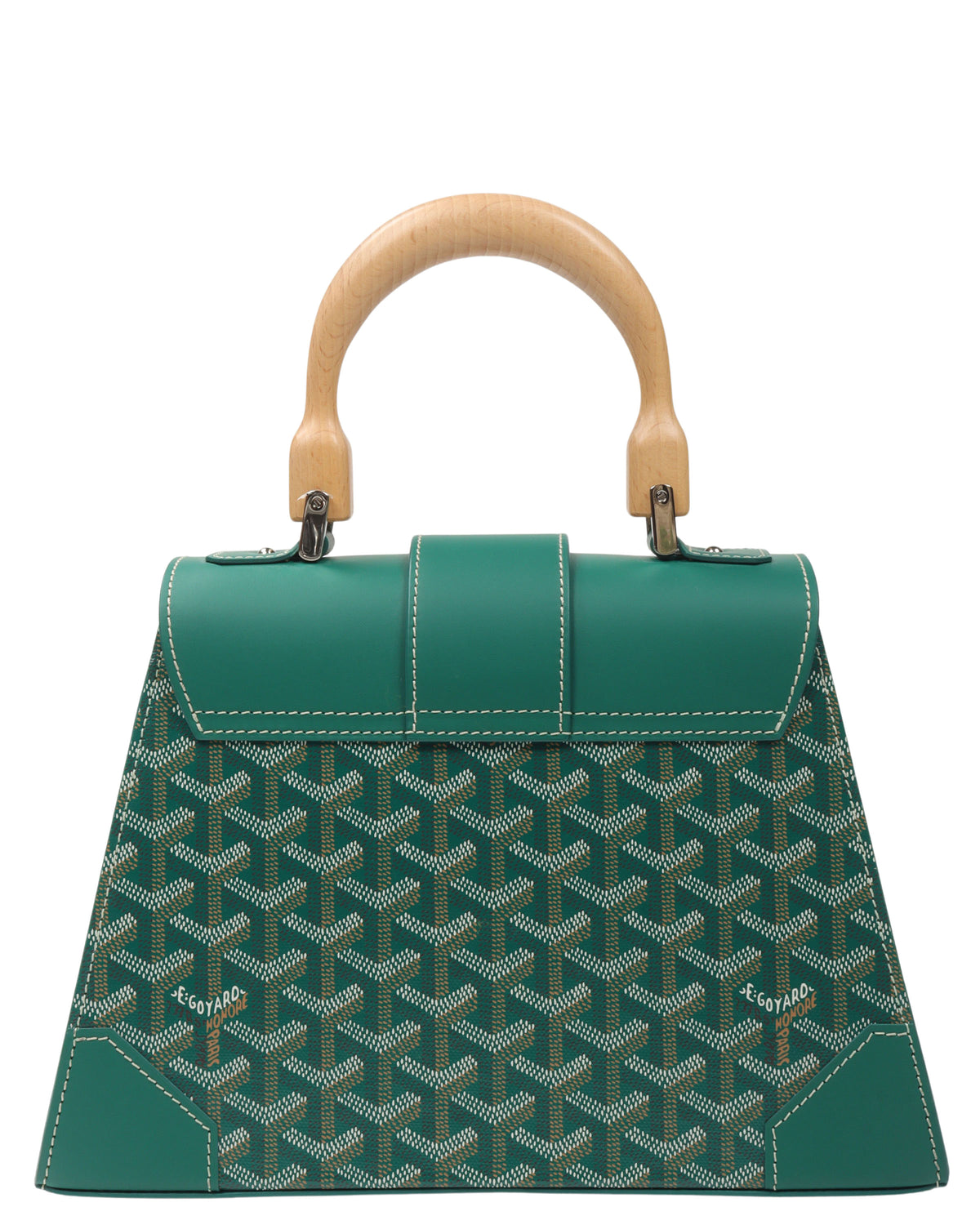 Saigon MM Wood Handle Bag w/ Shoulder Strap