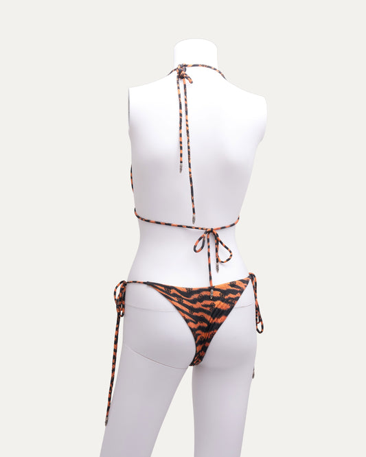 Dipped In Blue Tiger Bikini