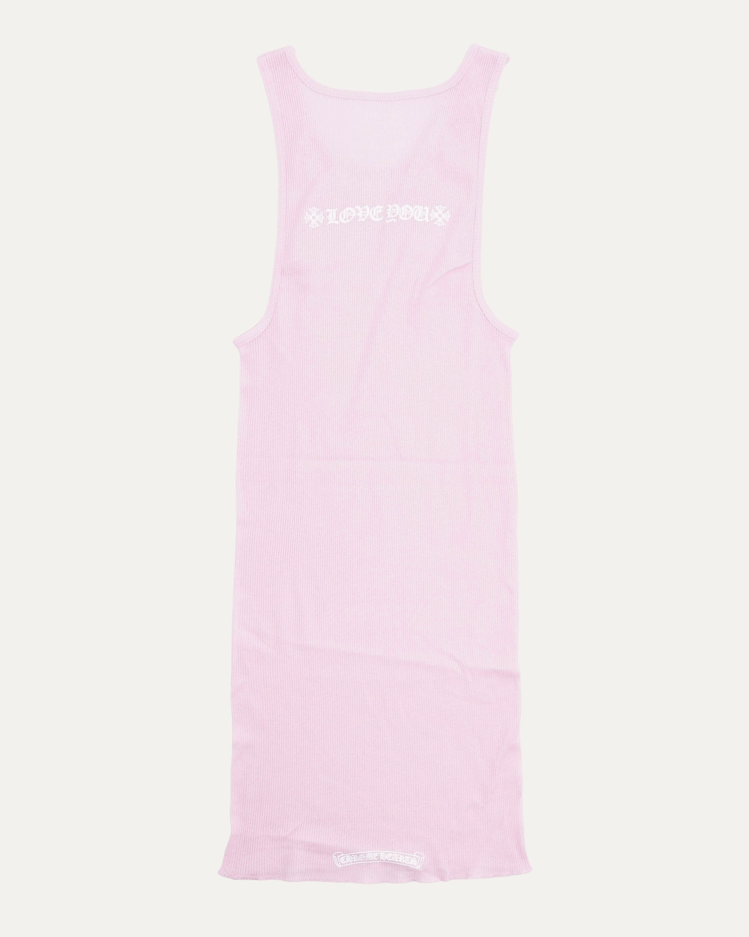 Chrome Hearts Love You Neck Logo Tank Top – Justin Reed