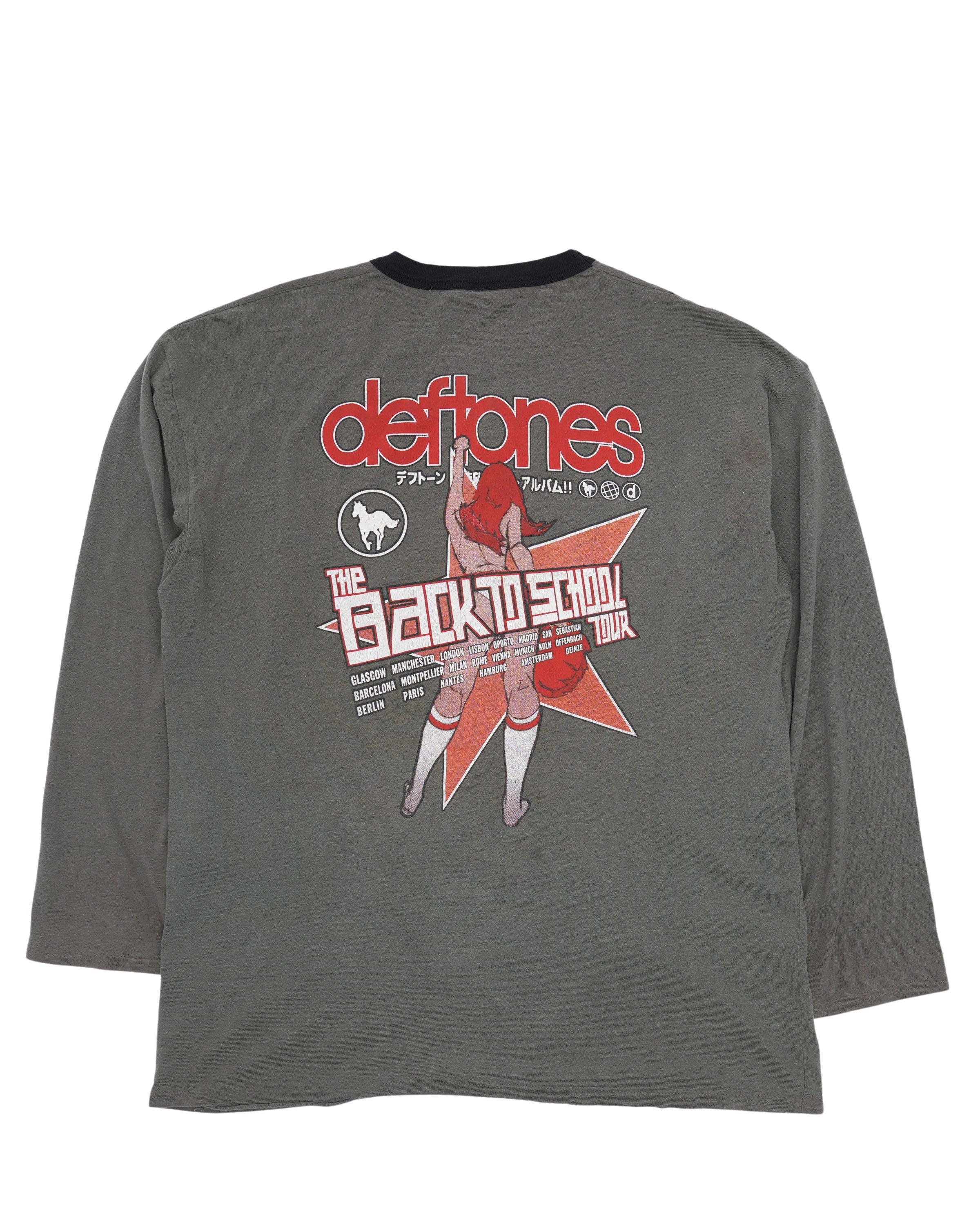 Deftones Back to School Tour Long Sleeve T-Shirt