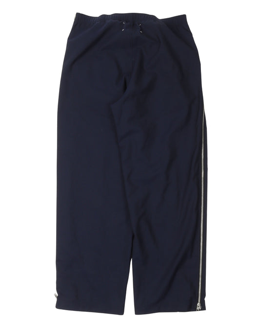 Zipper Pleated Trousers