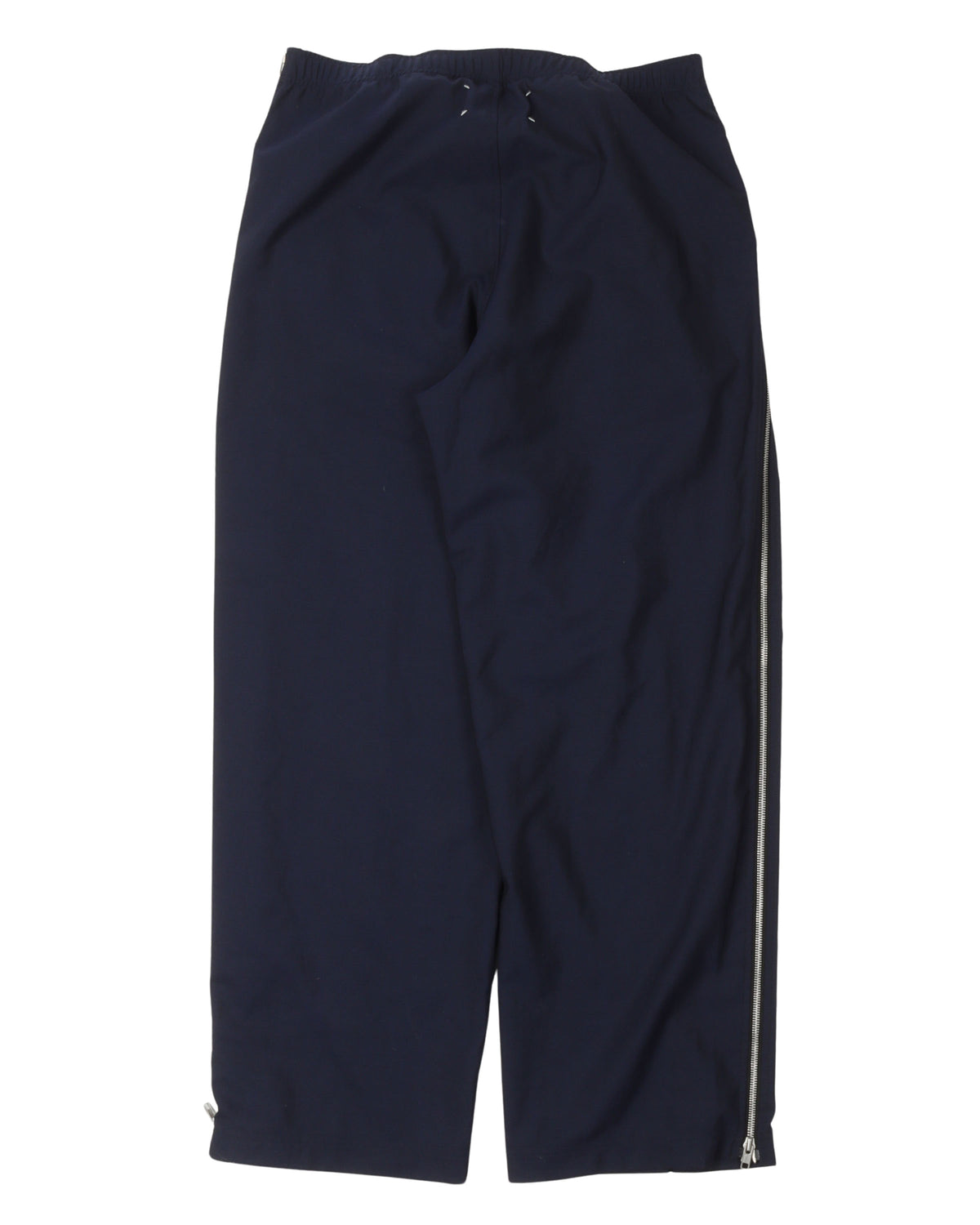 Zipper Pleated Trousers