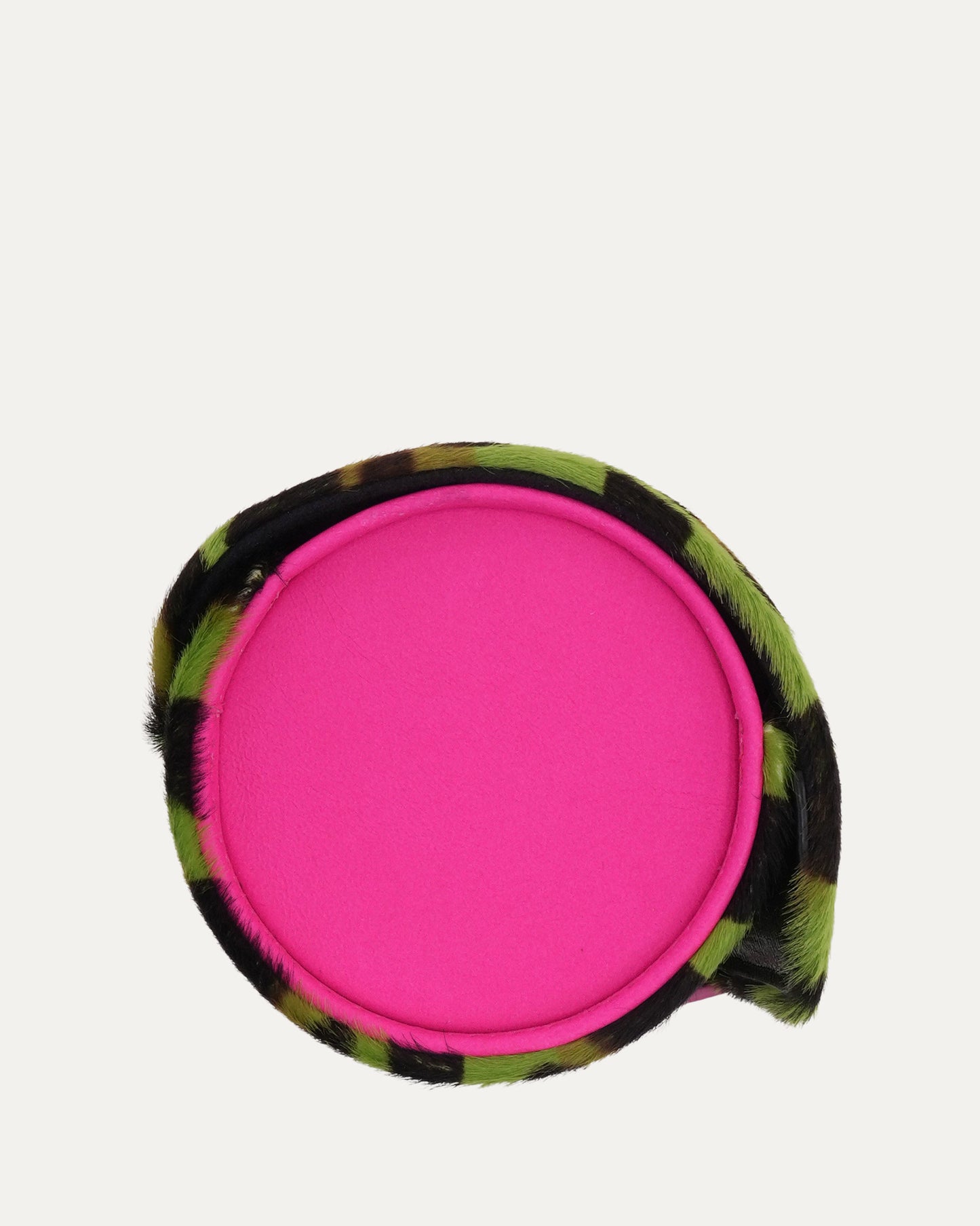 Leopard Pony Hair Watch Roll