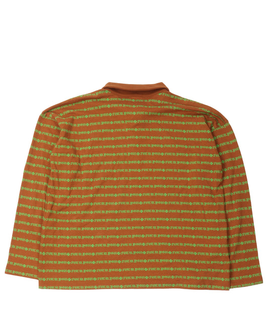 Fuck You Striped Long Sleeve Shirt