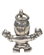 "Harris Teeter" Silver Foti Pendant