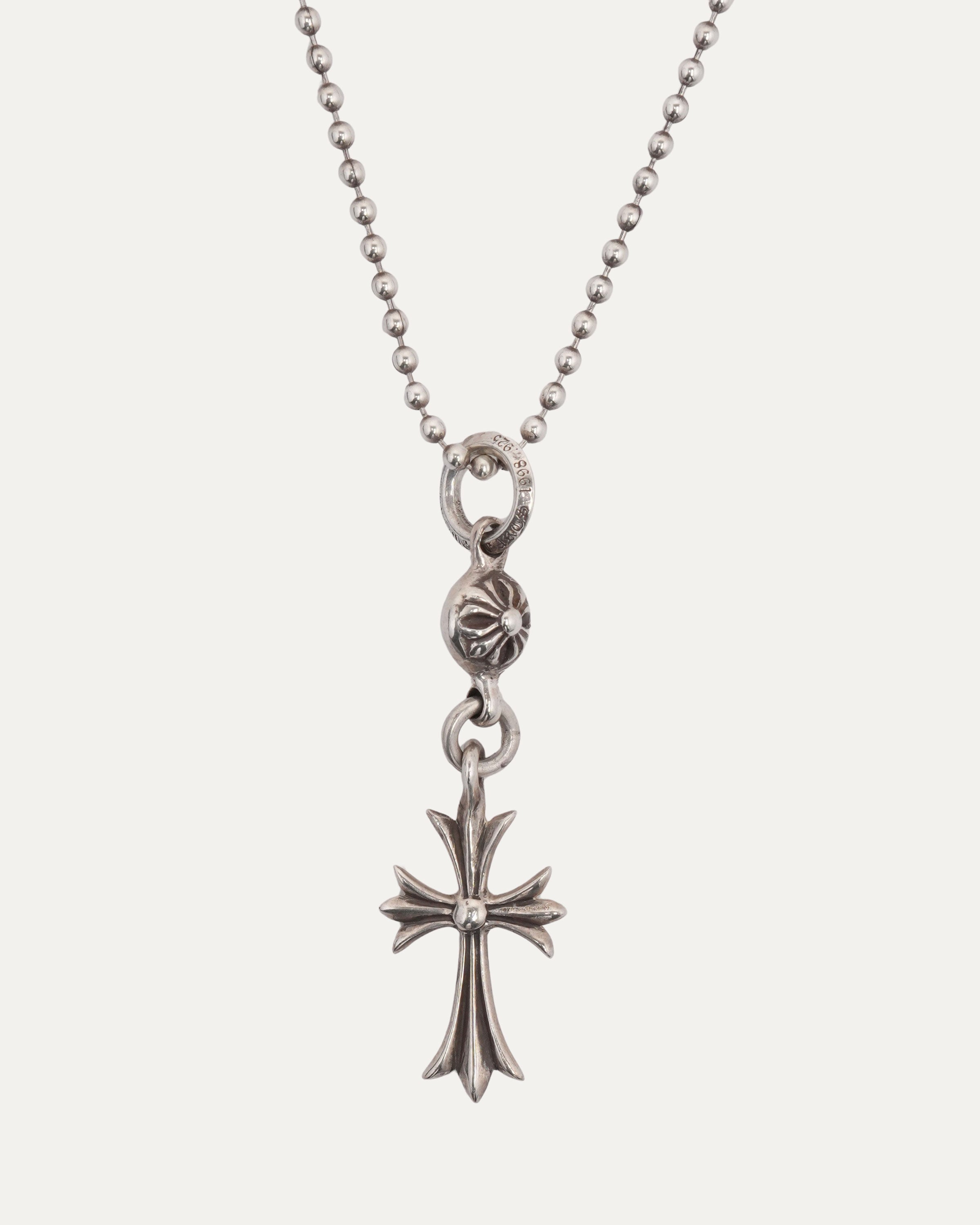 Chrome Hearts Cross Plus Ball Pendant w/ Ball Chain – Justin Reed