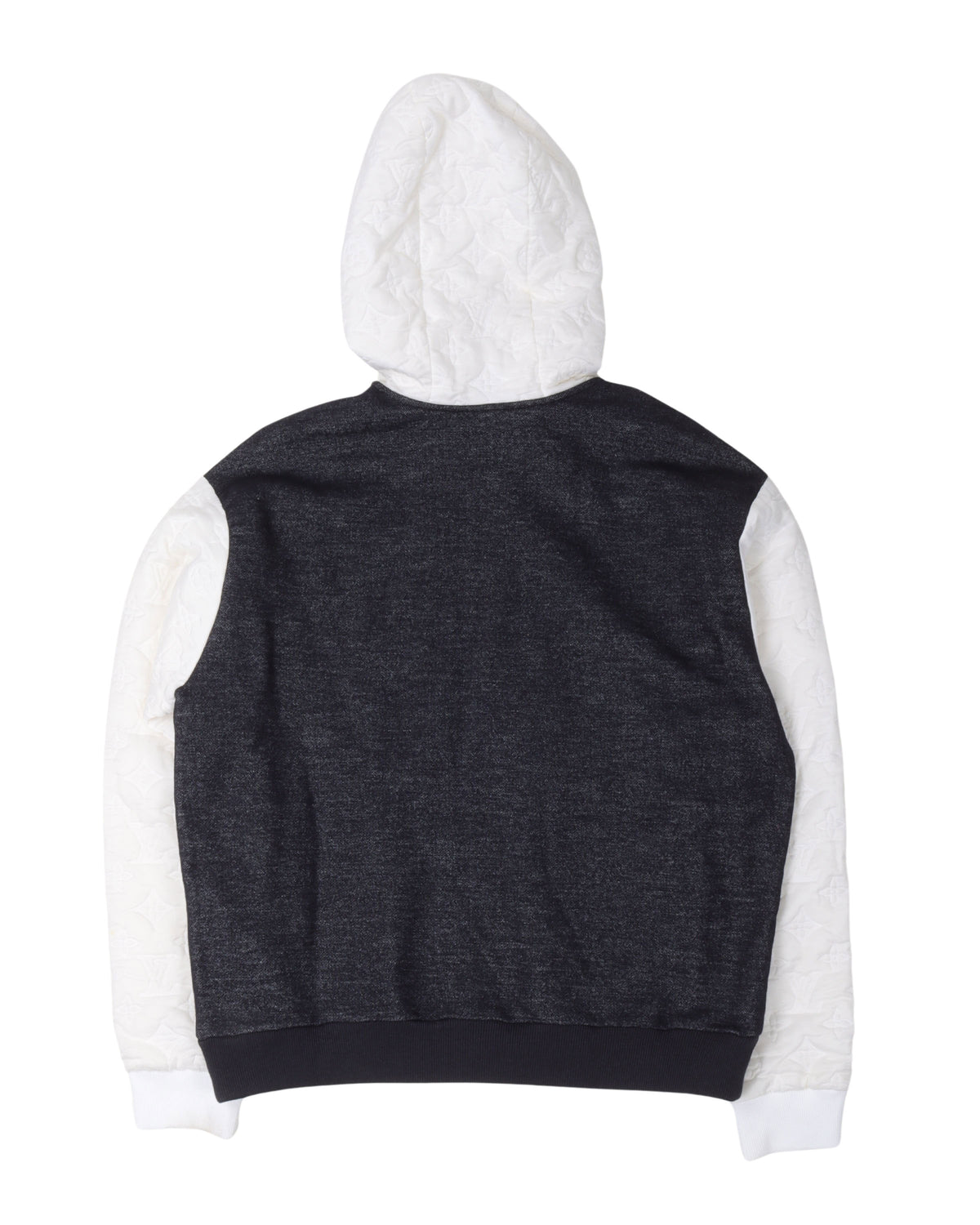 Monogram Zip Up Hooded Jacket