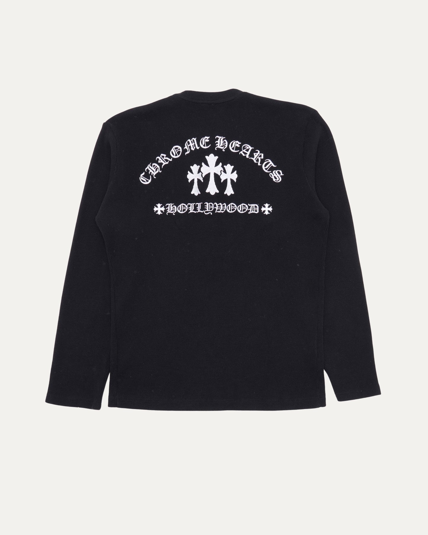 Embroidered King Taco Henley Thermal