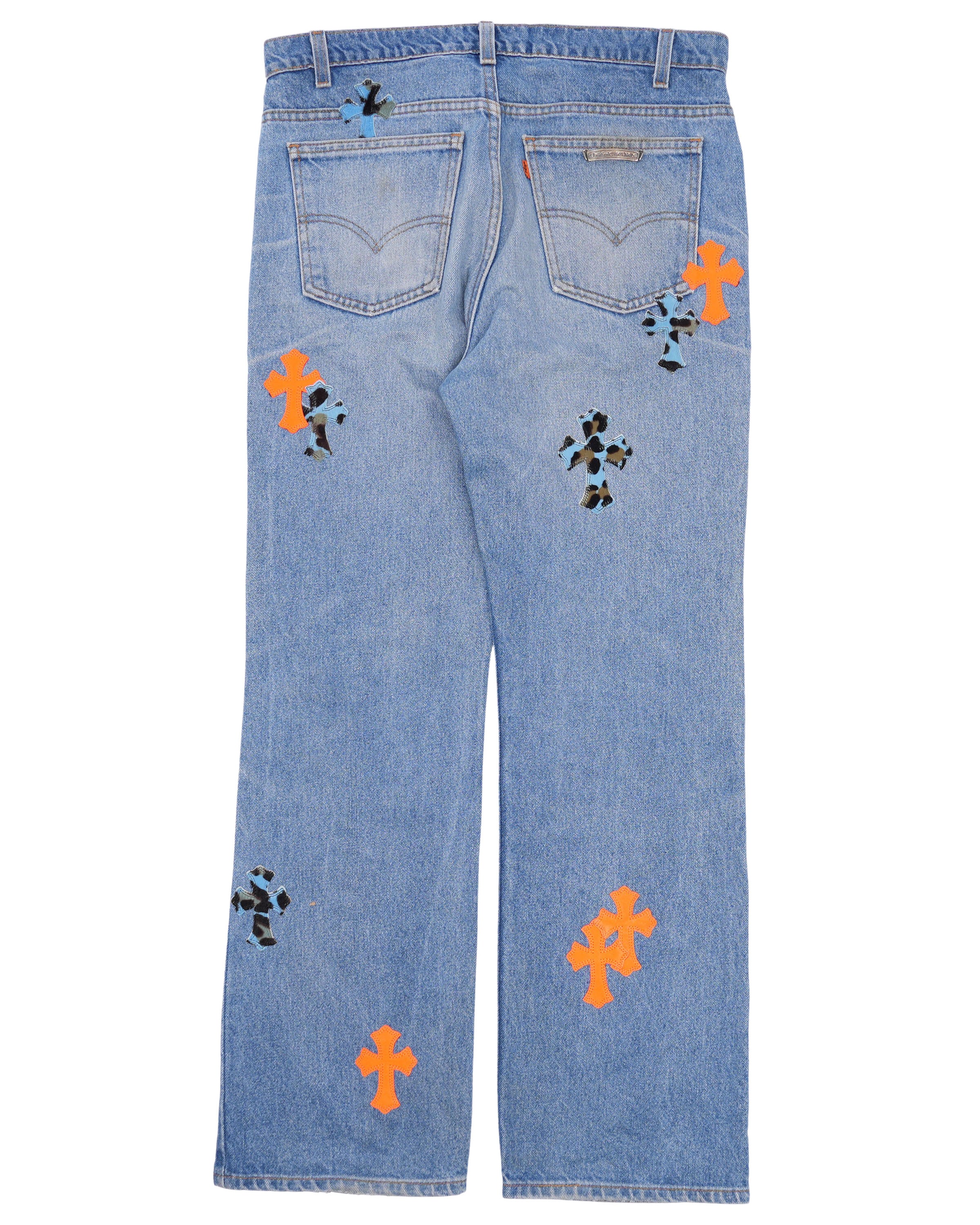 St. Barth Levi's Cross Patch Jeans