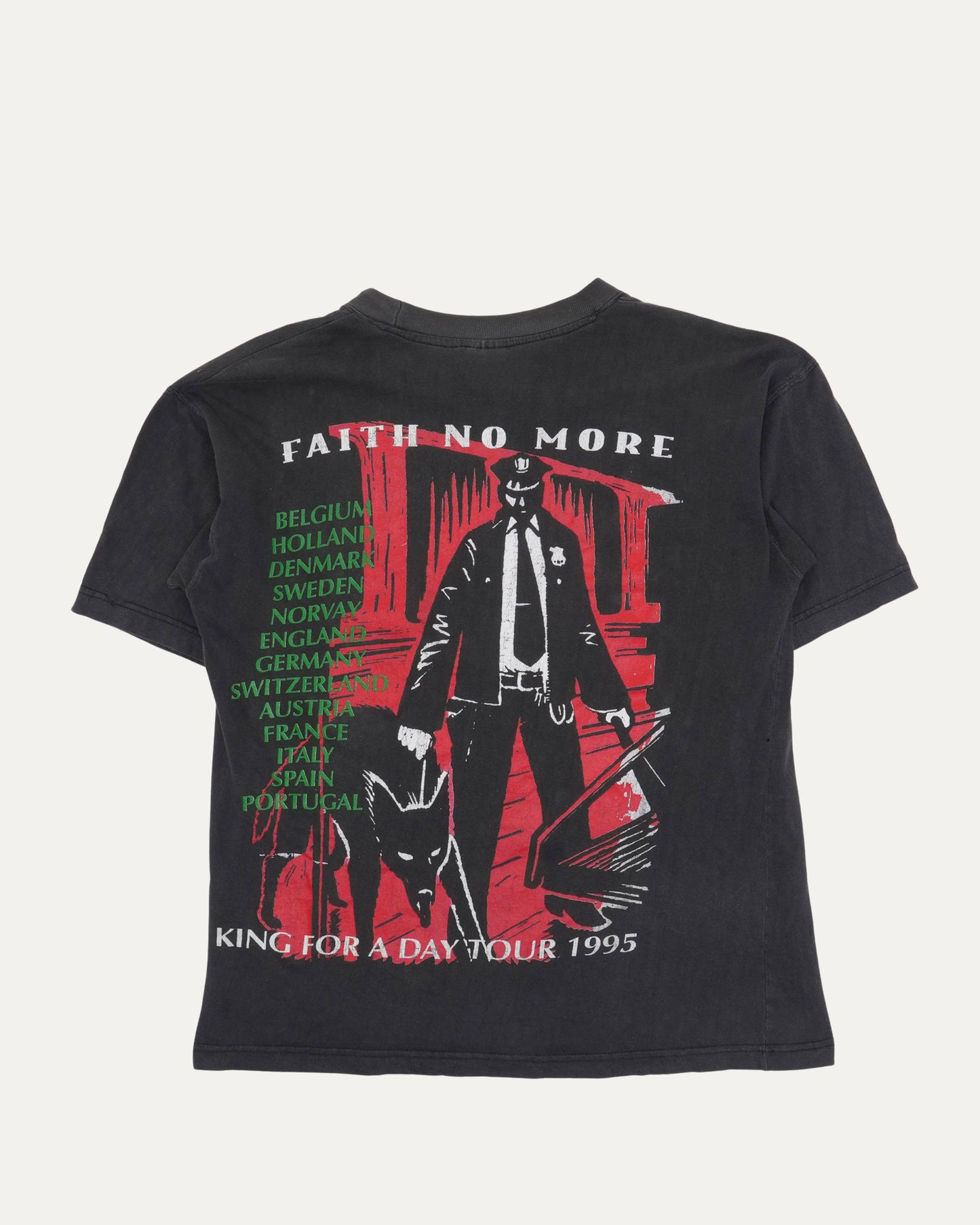 Faith No More 1995 'King For a Day' European Tour T-Shirt